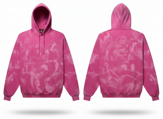 H27 Pink Rose Branded Hoodie