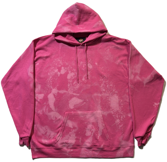 H27 Large Pink Branded Hoodie