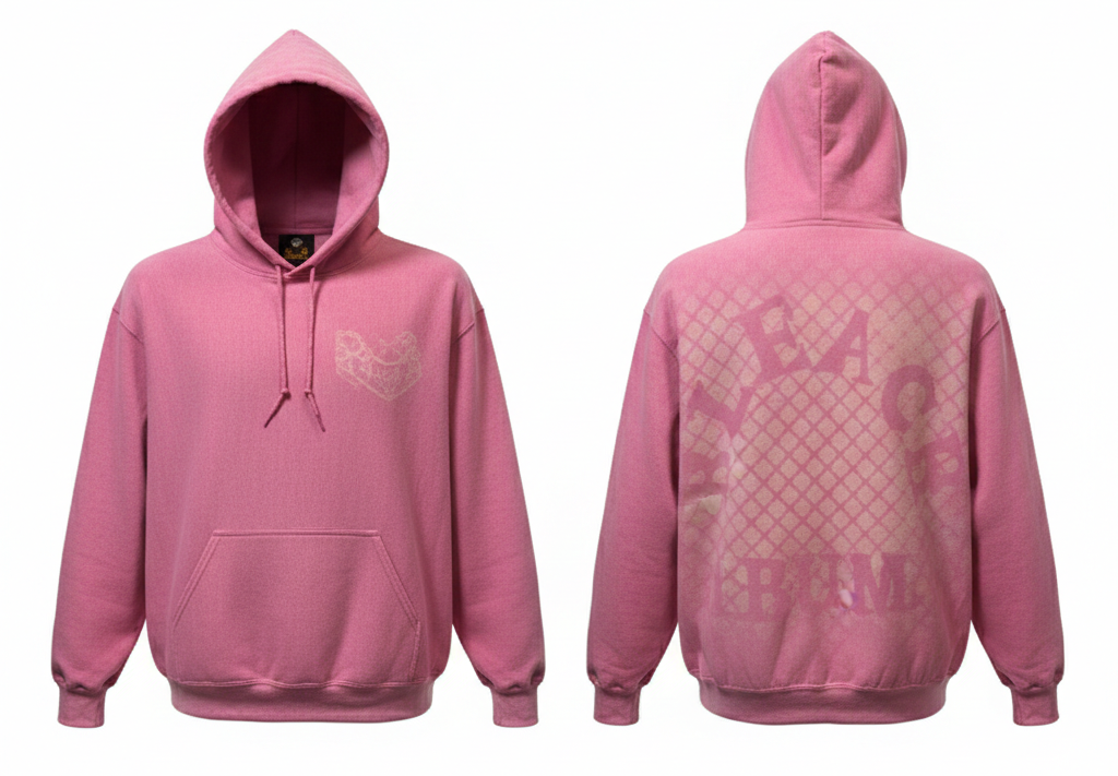 H31 - Bubblegum Branded Hoodie