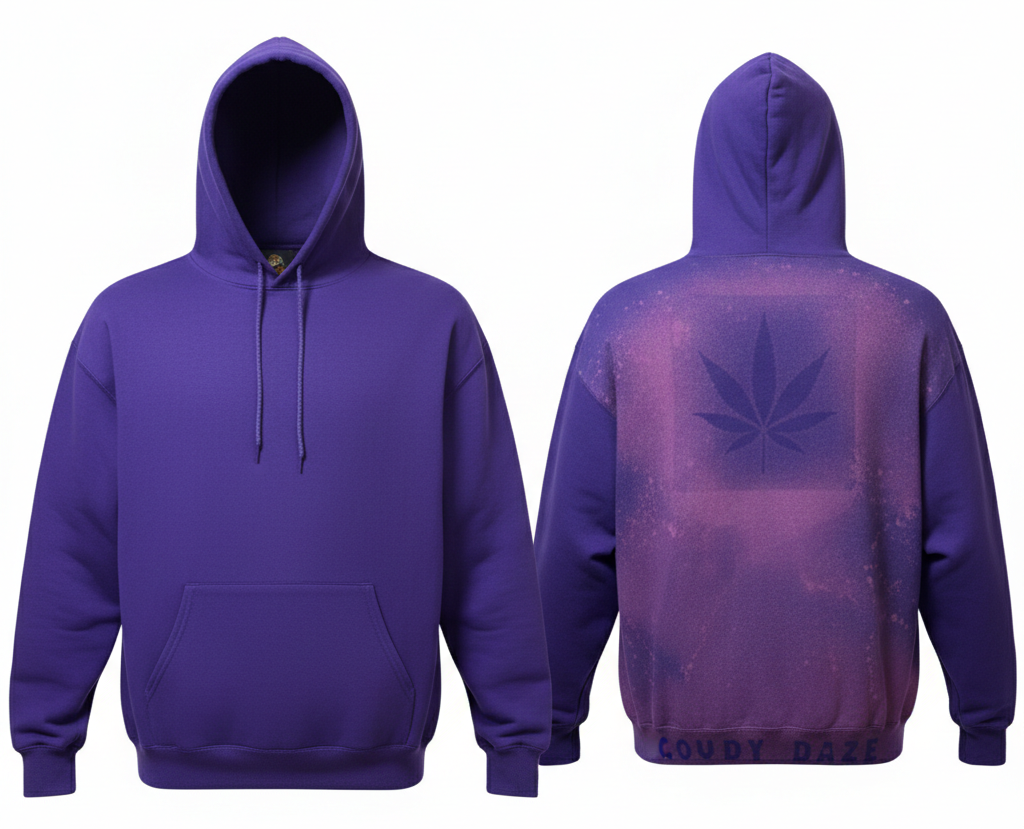 H42 - Grape Juice Cloudy Daze Hoodie