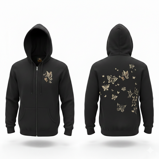 H63 - Flutterby Zip Hoodie