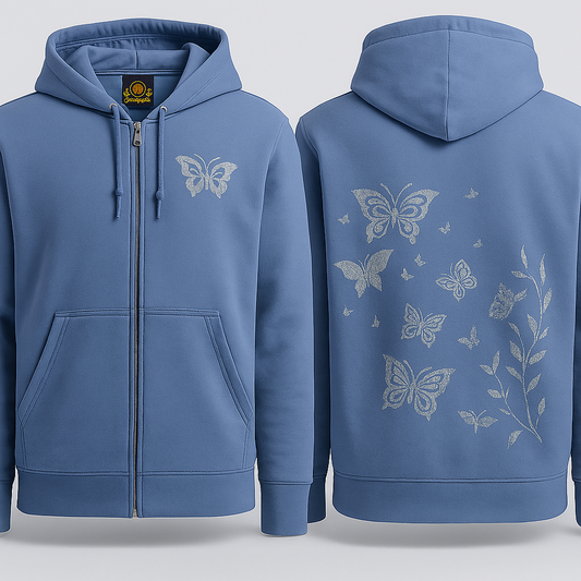 H68 - Flutterby Zip Hoodie